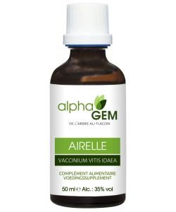 Airelle (Vaccinium vitis idaea) bourgeon BIO, 50 ml